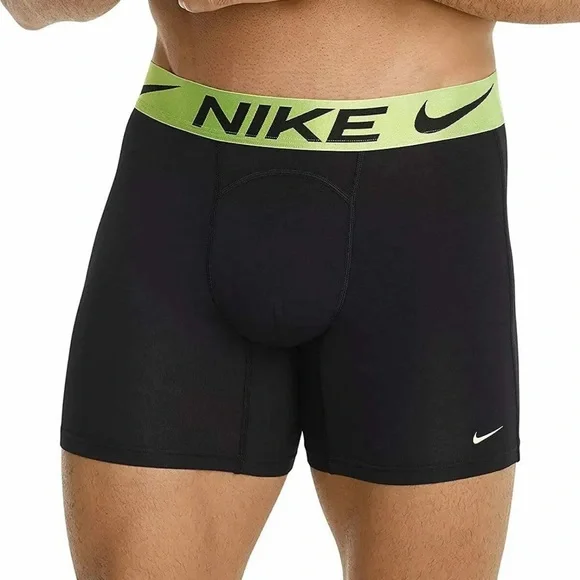 Nike Luxe Cotton Modal Mens Boxer Brief Underwear Black